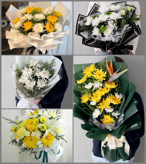 河北沧州沧县刘家庙乡胡洼子村白事花束代送